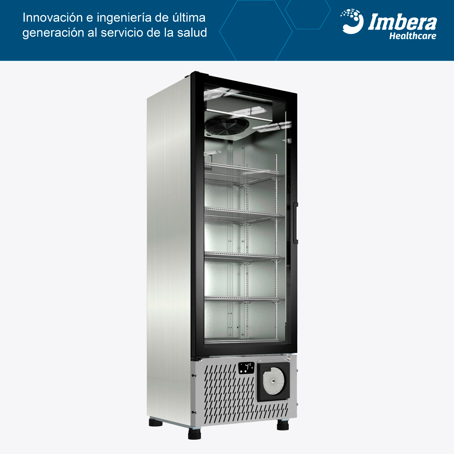 refrigerador biomedico imbera VMC12B con graficador