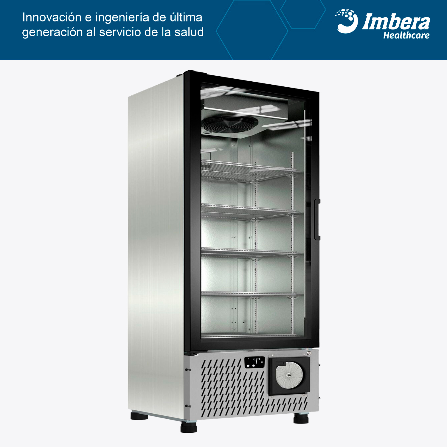 refrigerador biomedico imbera VMC19B con graficador