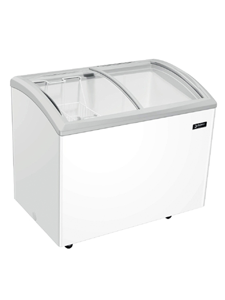 congelador horizontal curvo heladero imbera HF10