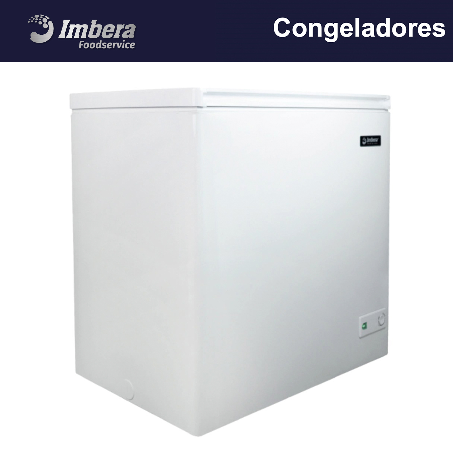HF10 congelador horizontal tapa cofre doble temperatura imbera foodservice importado.