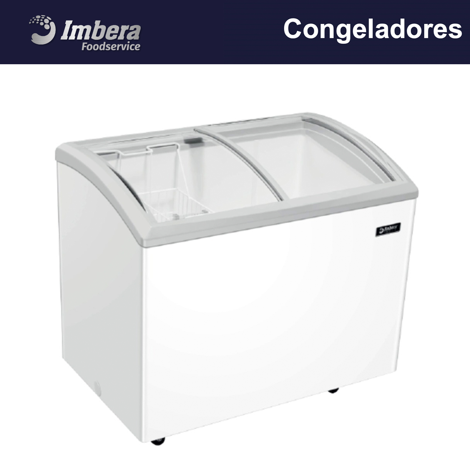 HF10 congelador horizontal curvo imbera foodservice.