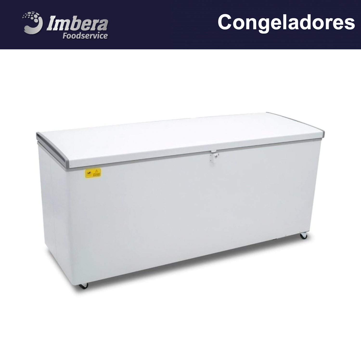 HFS25 congelador horizontal tapa cofre imbera foodservice.