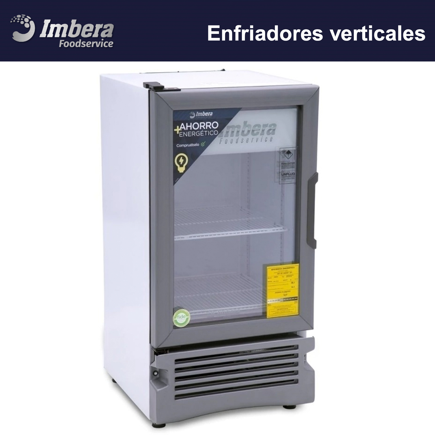VR04 refrigerador sobre mostrador imbera foodservice