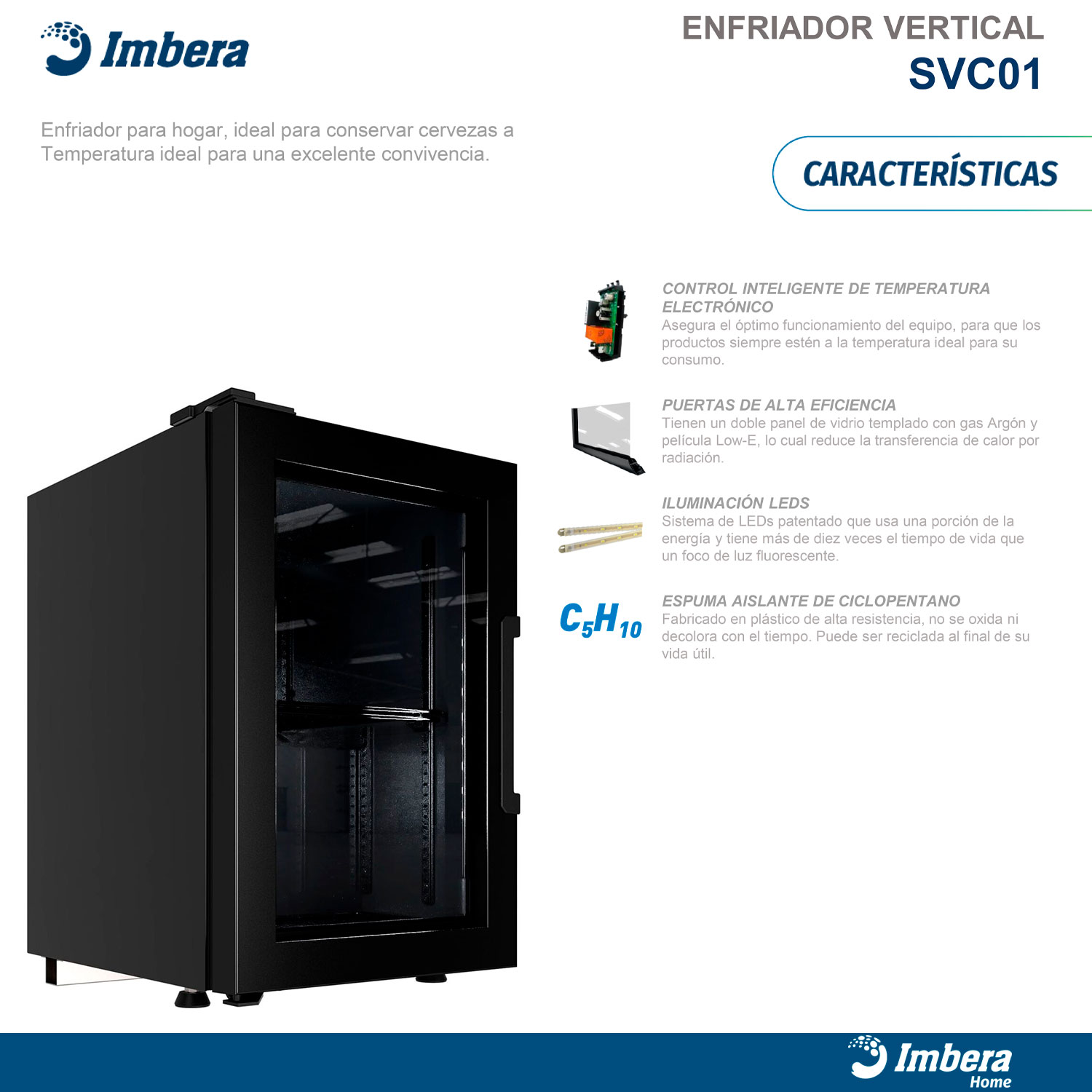 frigobar imbera SVC01