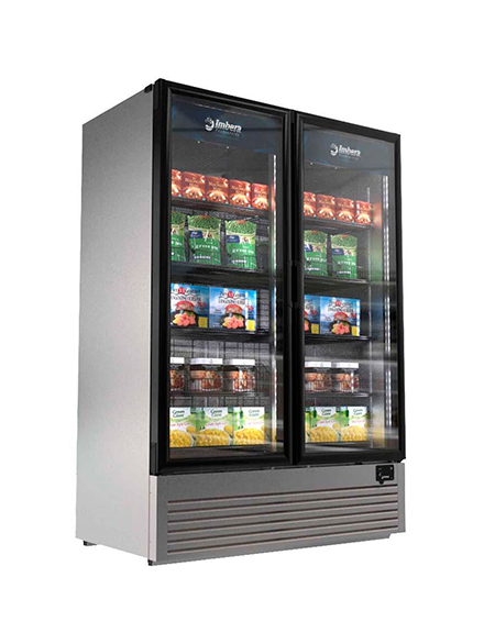 congelador vertical en acero inoxidable imbera VFD43-C