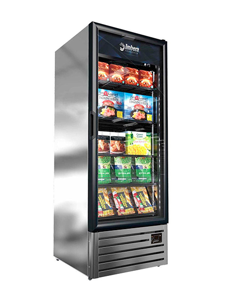 congelador vertical en acero inoxidable imbera VFS24 C