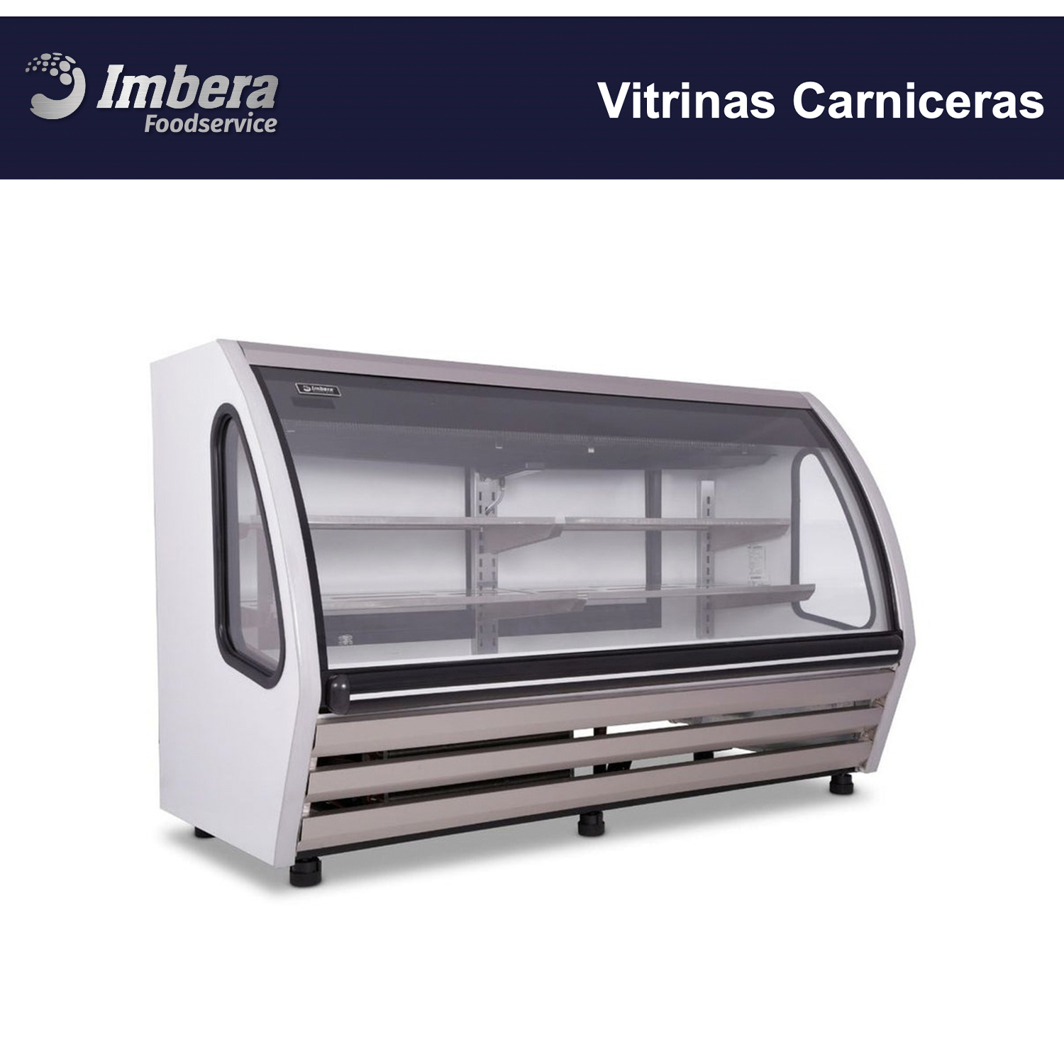 BHS200C-I vitrina carnicera en acero inoxidable imbera.