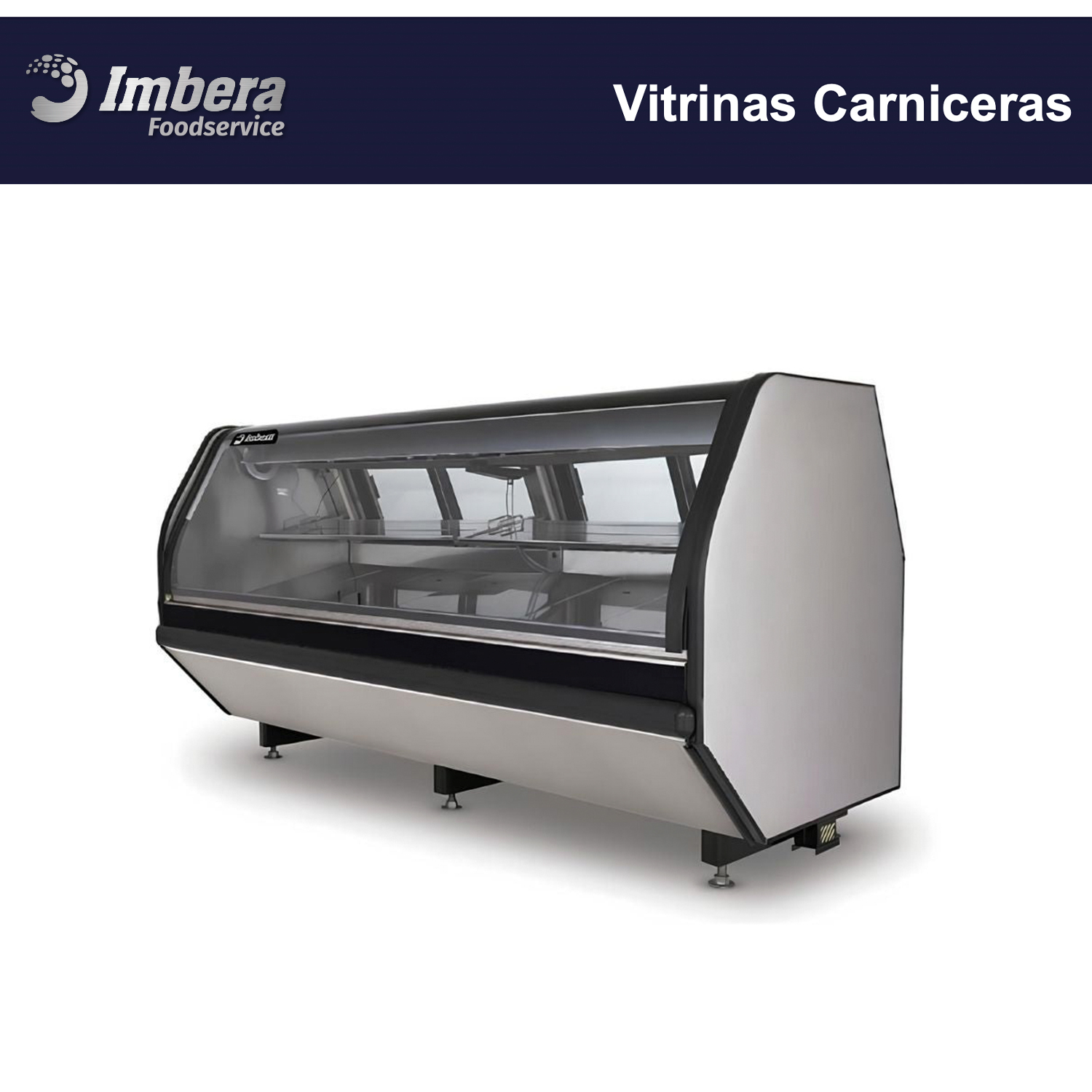 VIT VMCA-250LIFT vitrina carnicera imbera en acero inoxidable.