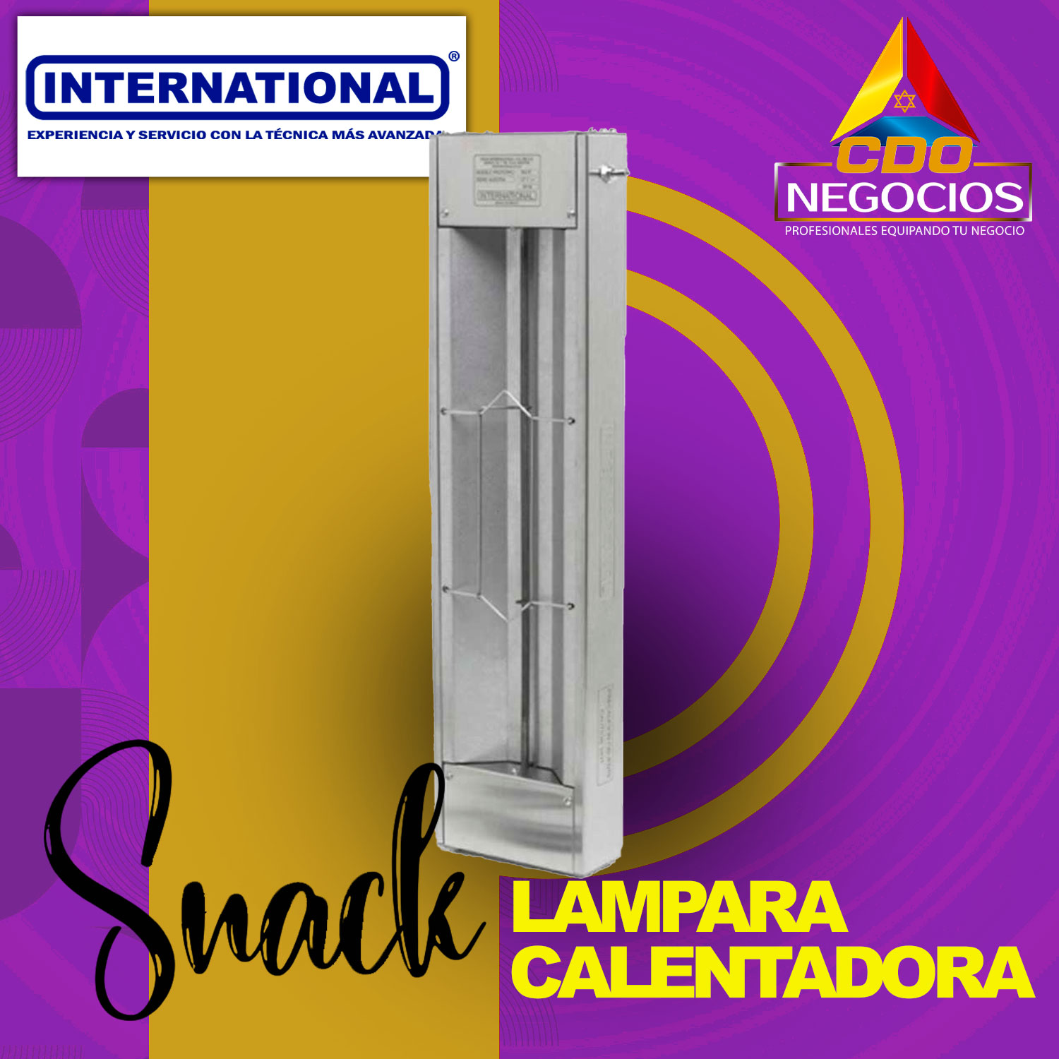 Lampara calentadora international