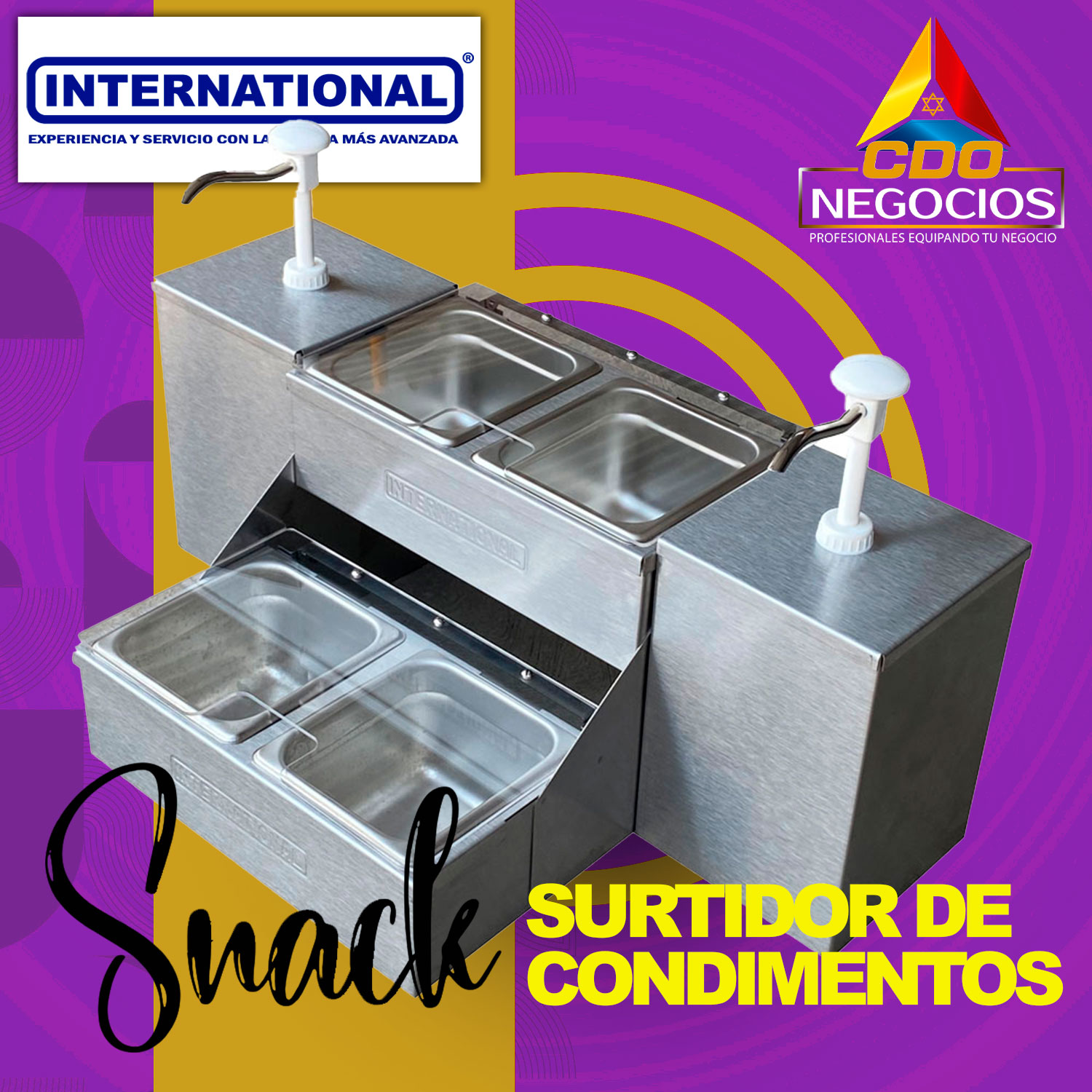 Surtidor de condimento SC-4 international