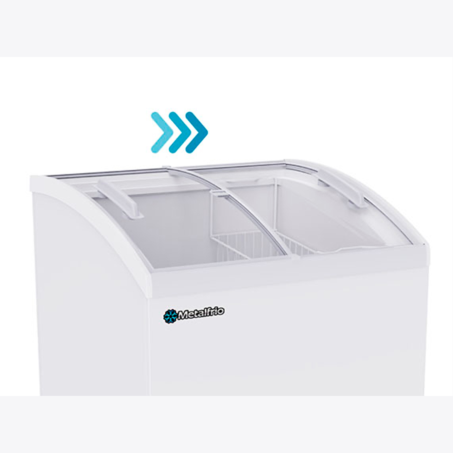 conservador curvo metalfrio chc400