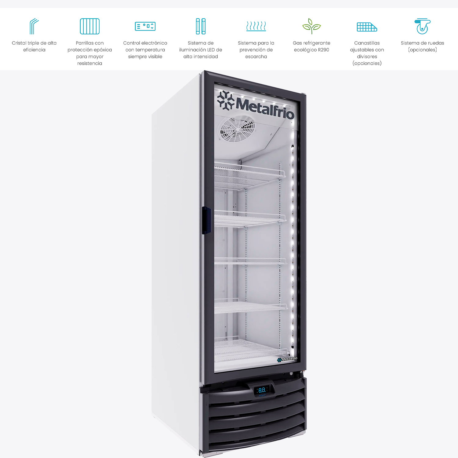 conservador vertical metalfrio VF50