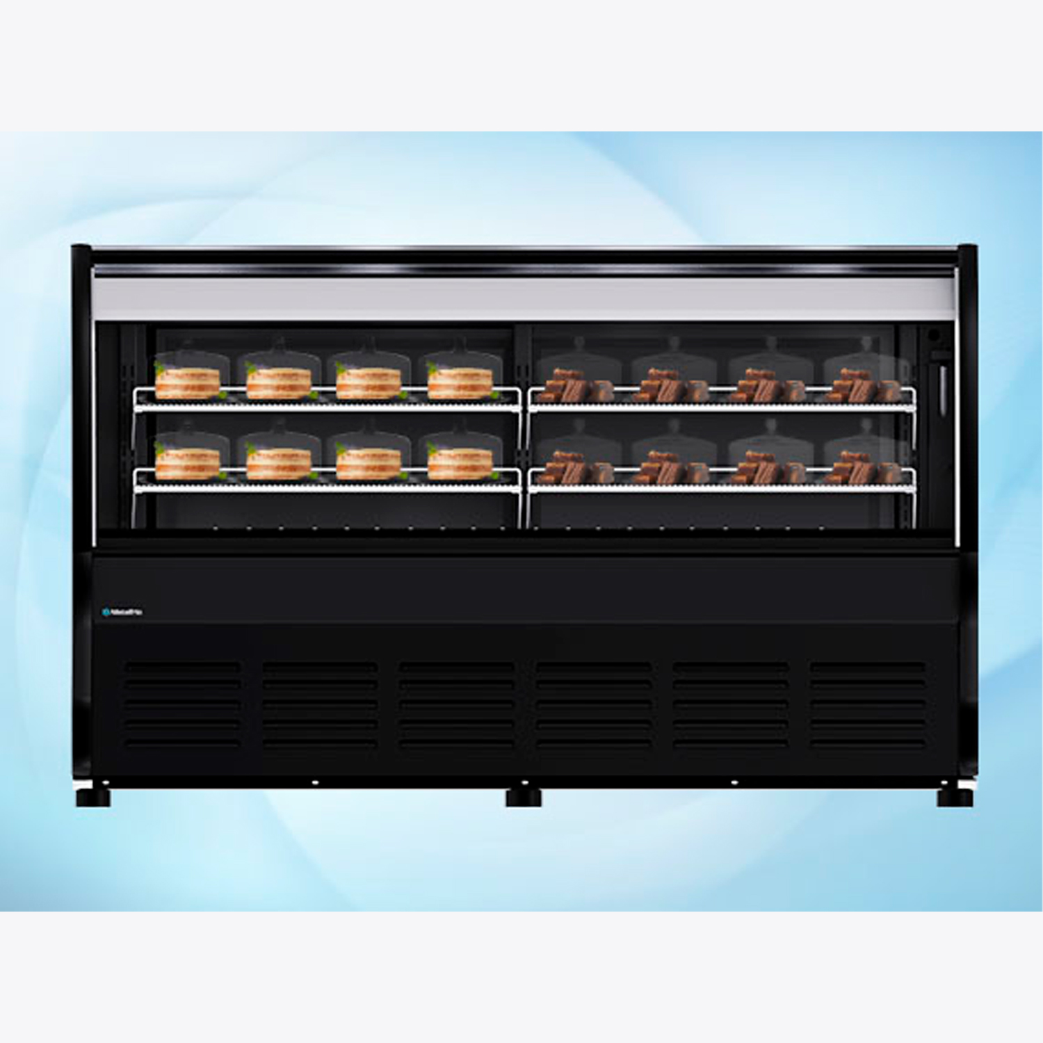 vitrina curva metalfrio VCM100