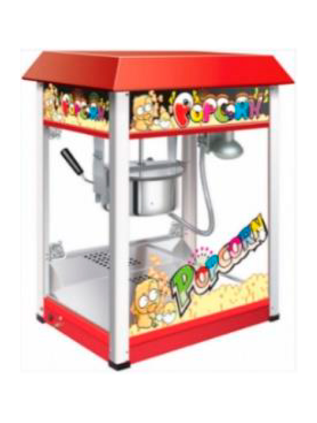 MÁQUINA PARA PALOMITAS DE 8 ONZAS (250 GRS.) MARCA MIGSA MODELO BB-HP-BCA-01