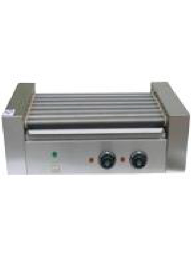 ROLADOR DE SALCHICHAS 7 RODILLOS GIRATORIOS MARCA MIGSA MODELO GS-HD-G7