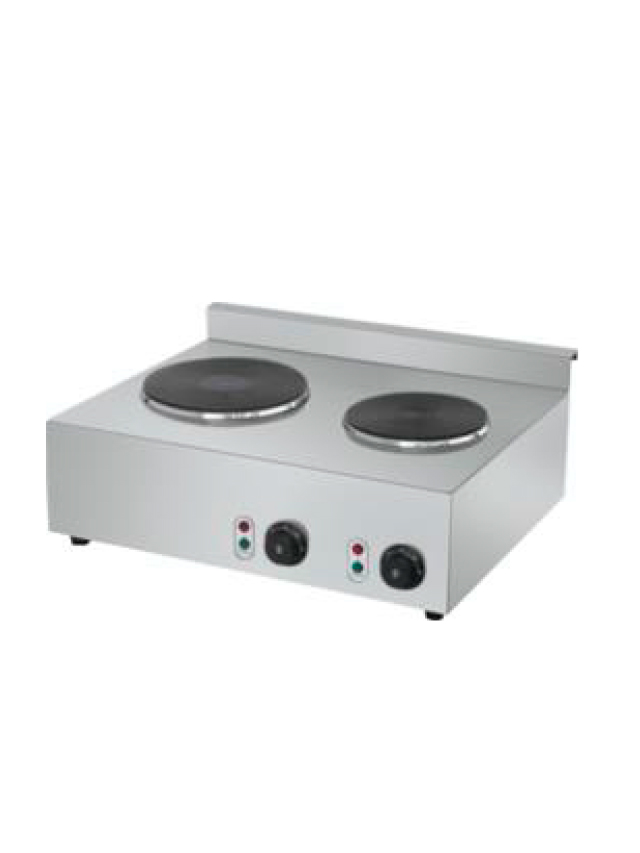 PARRILLA ELÉCTRICA DE DOS SECCIONES MARCA MIGSA MODELO BB-HSC-2205