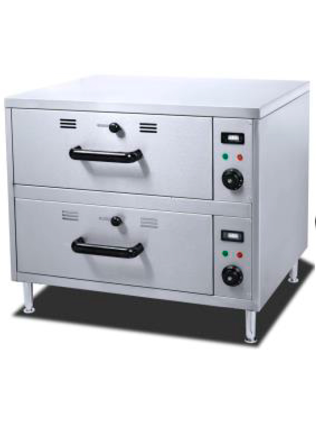 CALENTADOR DE ALIMENTOS 2 CAJONES ELÉCTRICO MARCA MIGSA MODELO BB-HW-82