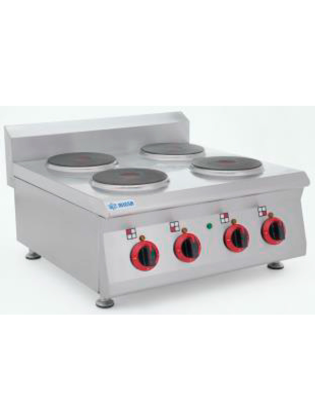 PARRILLA ELÉCTRICA CON 4 PLATOS CALIENTES MARCA MIGSA MODELO FB-BN600-E603