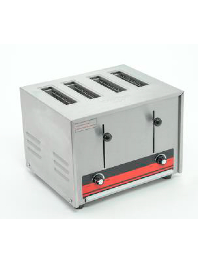TOSTADOR DE PAN COMERCIAL DE 4 REBANADAS MIGSA MODELO GS-CT-120