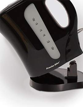 hervidor de agua color blanco