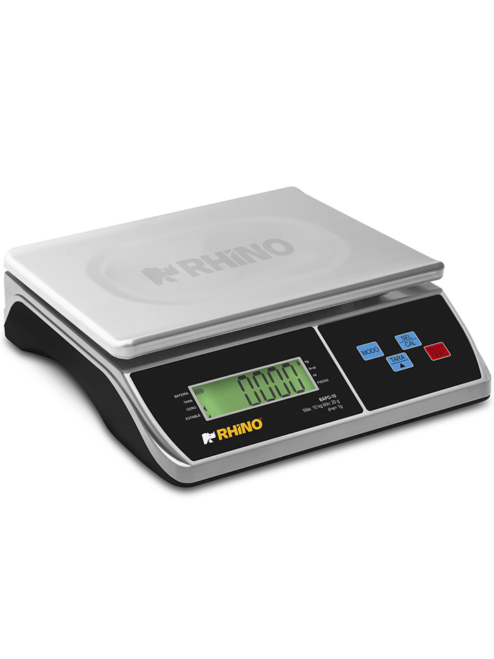Báscula Electrónica Porcionadora 10 kg - BAPO-10 | básculas Rhino | CDO ...