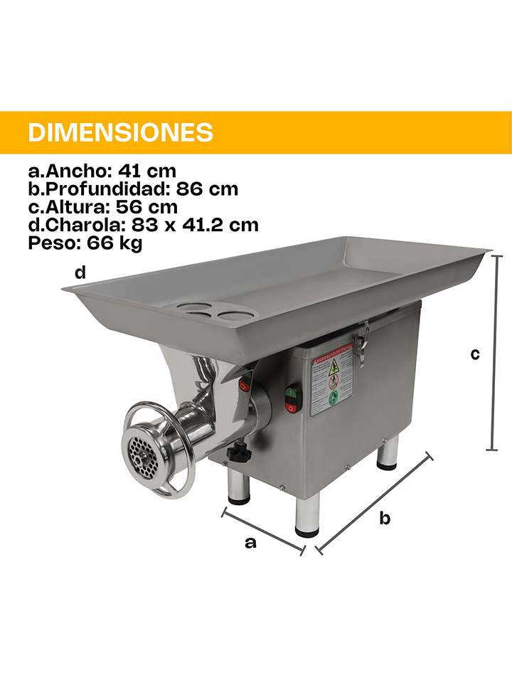 Molino de carne rhino