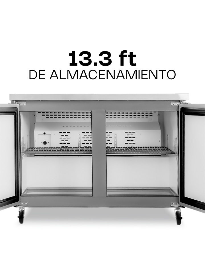 mesa refrigerada bajo barra Rhino