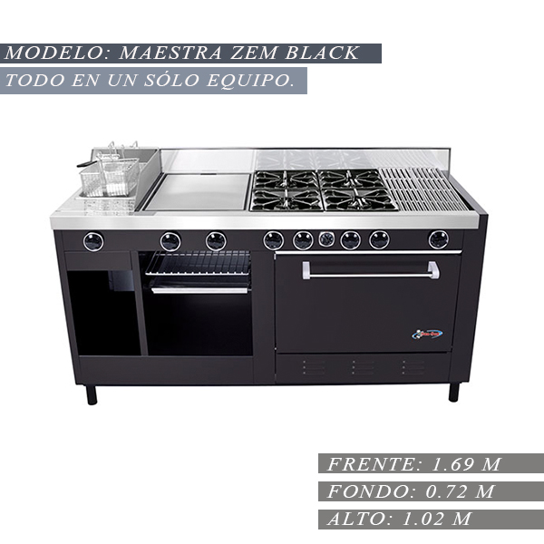 estufa maestra zem black