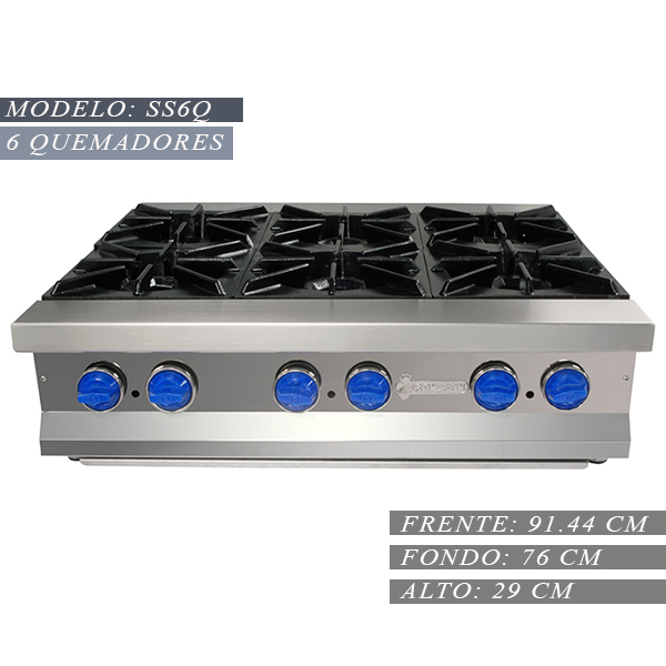 parrilla sanson ss6q