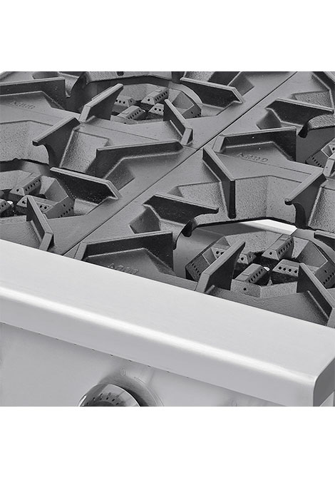 parrilla 6 quemadores