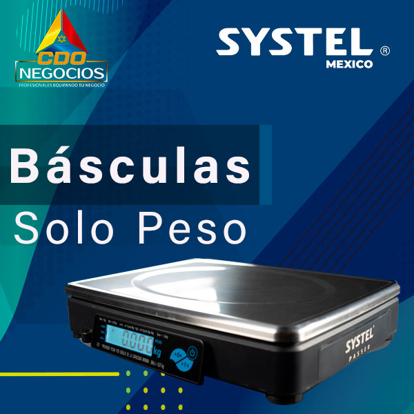 Basculas solo peso