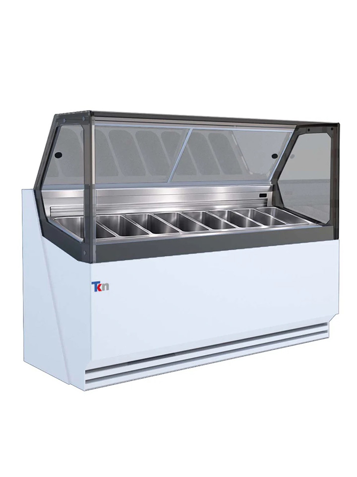 vitrina para exhibir gelato modelo TKN8GS